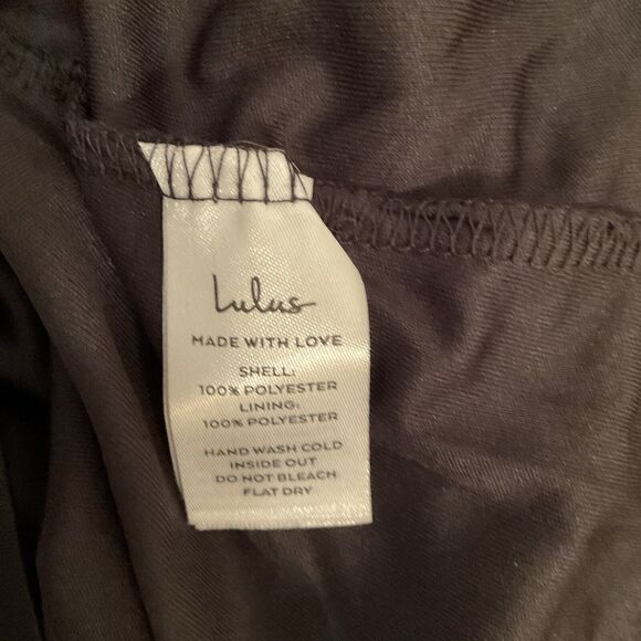 NWOT Lulus I'm All Yours Black Ruffled Maxi Dress, Size M - Picture 16 of 16